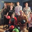 A Szabad-tér Ifjúsági Klub fiataljai a Liget Bowling Clubban