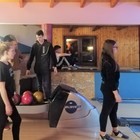 A Szabad-tér Ifjúsági Klub fiataljai a Liget Bowling Clubban